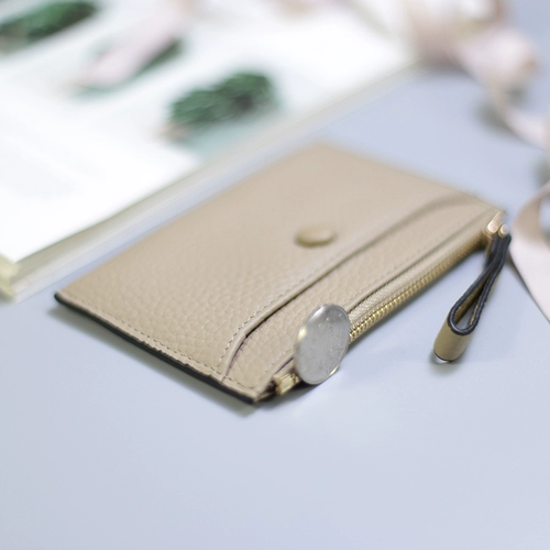 Маленький ультратонкий кошелек, бумажник, монеты, чехол для водительских прав, комплект, карточки, коллекция 2022, из натуральной кожи