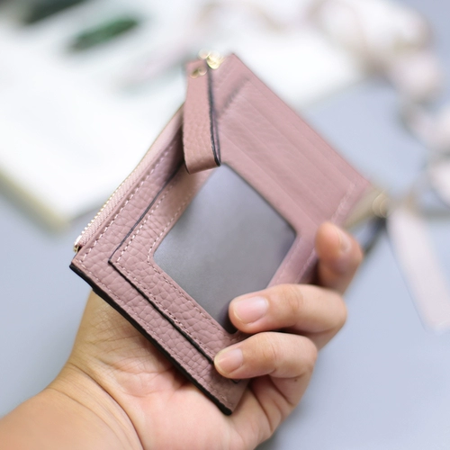 Маленький ультратонкий кошелек, бумажник, монеты, чехол для водительских прав, комплект, карточки, коллекция 2022, из натуральной кожи