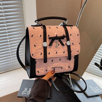 Amy rabbit women's bag 2025 new casual commuting handbag fashion trend daily western style backpack