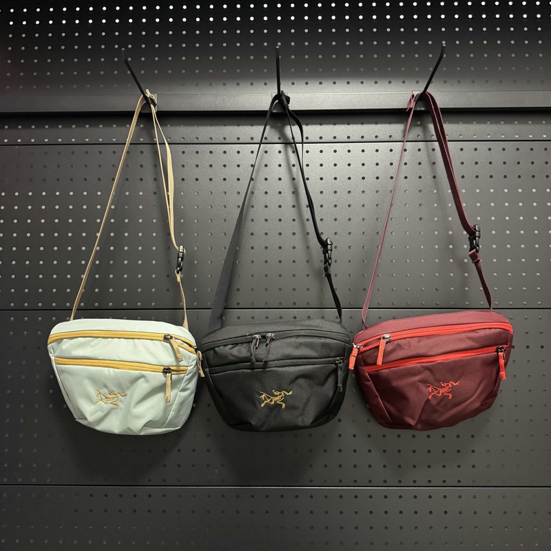 Arcteryx Mantis 2 Brand Logo Simple Polyester Single Shoulder Crossbody Waist Bag for Men and Women Couples