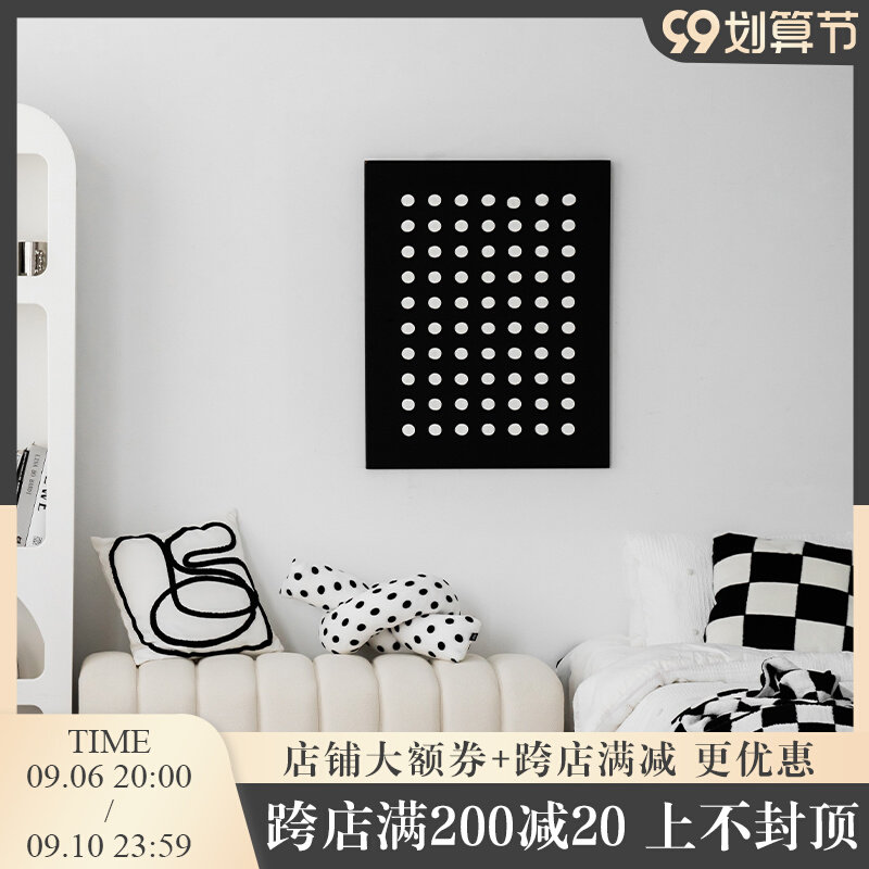 Nordic Sense living room decorative painting art abstract mural simple modern porch bedroom hanging painting ornaments