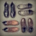 Martin boots nam mùa thu mid-top giày cao cổ nam phong cách Hàn Quốc hợp thời trang phong cách Anh bốt da ngắn bốt ngắn đế cao mid-top giày nam công cụ - Giày ống