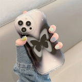 Apple, брендовый совместимый iPhone 13 с бабочкой, чехол для телефона, силиконовый iPhone12 Pro, подушка безопасности, черный защитный чехол, iphone, 14promax, новая коллекция, защита при падении, 14plus