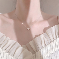 925 sterling silver little love necklace female ins2021 year new niche design sense simple cold wind collarbone neck chain