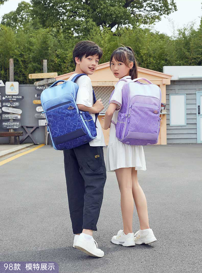 卡拉羊 中小学生护脊肩负双肩包 书包 25L 图26