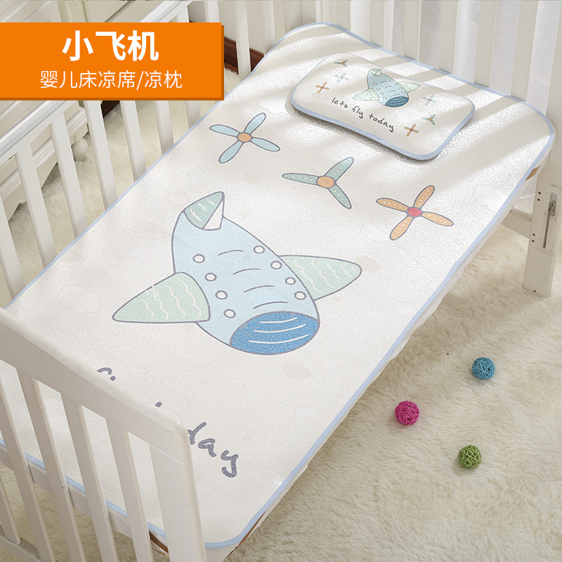 Poem Speaking Baby Cold Seat Ice Ribbon Newborn Baby Breathable Cribs Cot for Children's Kindergarten Summer
