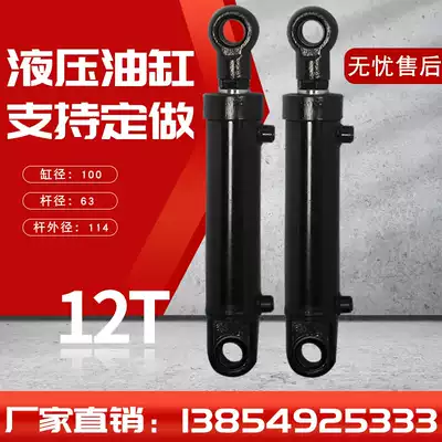 Xingrui hydraulic 12 tons live head two-way one-way hydraulic cylinder pump station lifting crane telescopic cargo elevator small