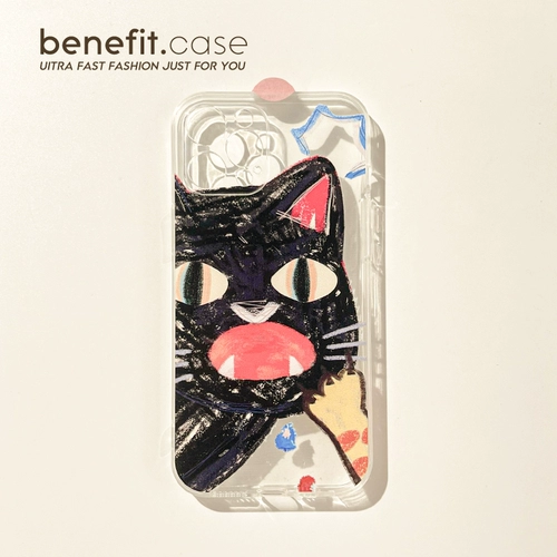 Apple, совместимый iPhone 13, чехол для телефона, мультяшный прозрачный силиконовый защитный чехол, японские и корейские, iphone, 14promax