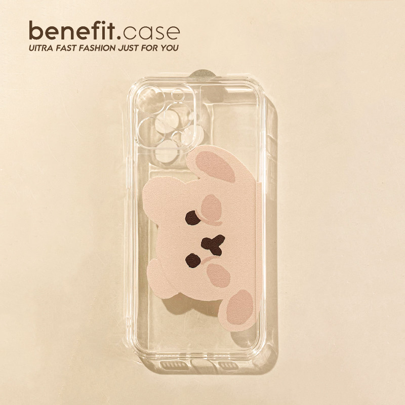 Benefit Katinins Cubs apply Apple 13promax mobile phone protection shell iphone12 transparent mini about xsmax silica gel xr cute 8p
