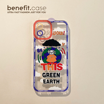 Benefit tide card graffiti applies Apple 13promax mobile phone shell iphone12mini protective sleeve xsmax English xr dog 8plus idea 7p