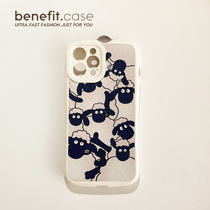 Benefit European and American cartoon small sheep apply Apple 13promax mobile phone shell cute iphone12mini personality xsmax creative xr netred 8plu