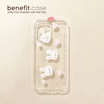 Benefit Brief Cute Three Rabbit Heads Apply Apple 13promax Phone Shell iphone12 Soft Mini