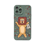 Apple, мультяшная совместимая кукла, iPhone 13, чехол для телефона, милый прозрачный силиконовый защитный чехол, лев, iphone, 14promax, новая коллекция, 8plus