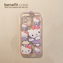 Benefit cartoon cute kitty applies Apple 13promax mobile phone shell iphone12mini protective sleeve xsmax teenage girl xr super cute 8plus overdraft
