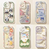 Японский совместимый мобильный телефон, прозрачный защитный чехол, 13promax, iphone, 14promax