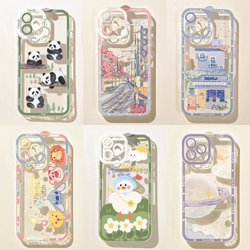 Японский совместимый мобильный телефон, прозрачный защитный чехол, 13promax, iphone, 14promax