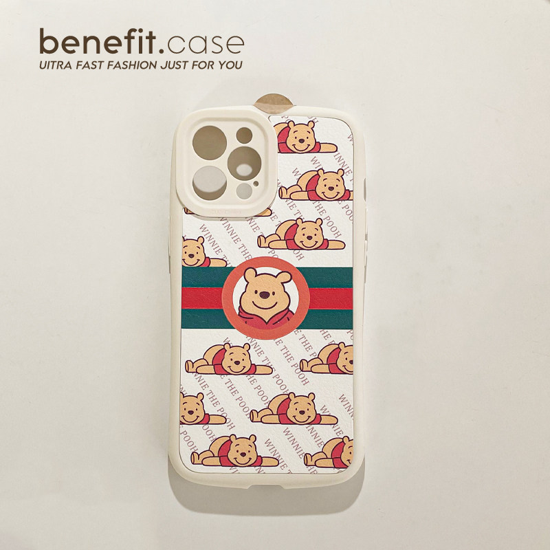 Benefit Japan-ROK Katong Multi-only Cubs apply Apple 13promax mobile phone protection shell original iphone12mini creative xsmax cute xr silicone 8