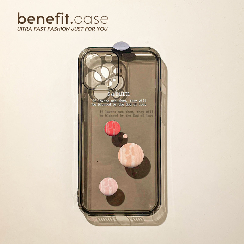 Benefit Japan-ROK creative planet crossing applies Apple 13promax mobile phone protection shell iphone12mini soft