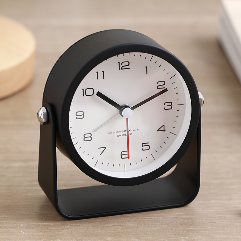 Desktop Small Alarm Clock Desktop Seat Bell Student Special Brief American Clock Children Get Up Special God Instrumental 878-Taobao