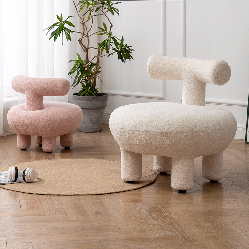Nordic children cute baby sofa stool small apartment living room bedroom sofa chair ins net red chair