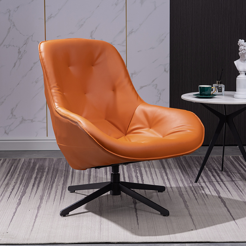 Italian style modern minimalist living-room Single sofa Nordic light extravagant designer bookroom Balcony Leisure Talks Tiger Chair