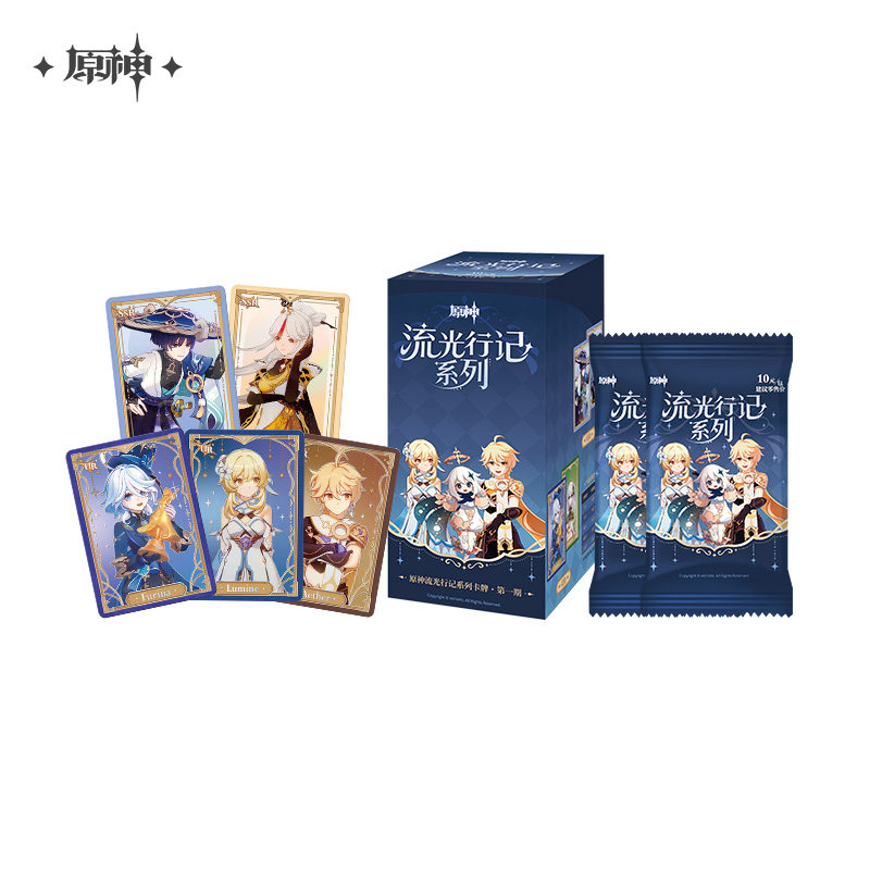 【 primary god official 】 Streamer that 's ok Record series Collection Cards   Genshin