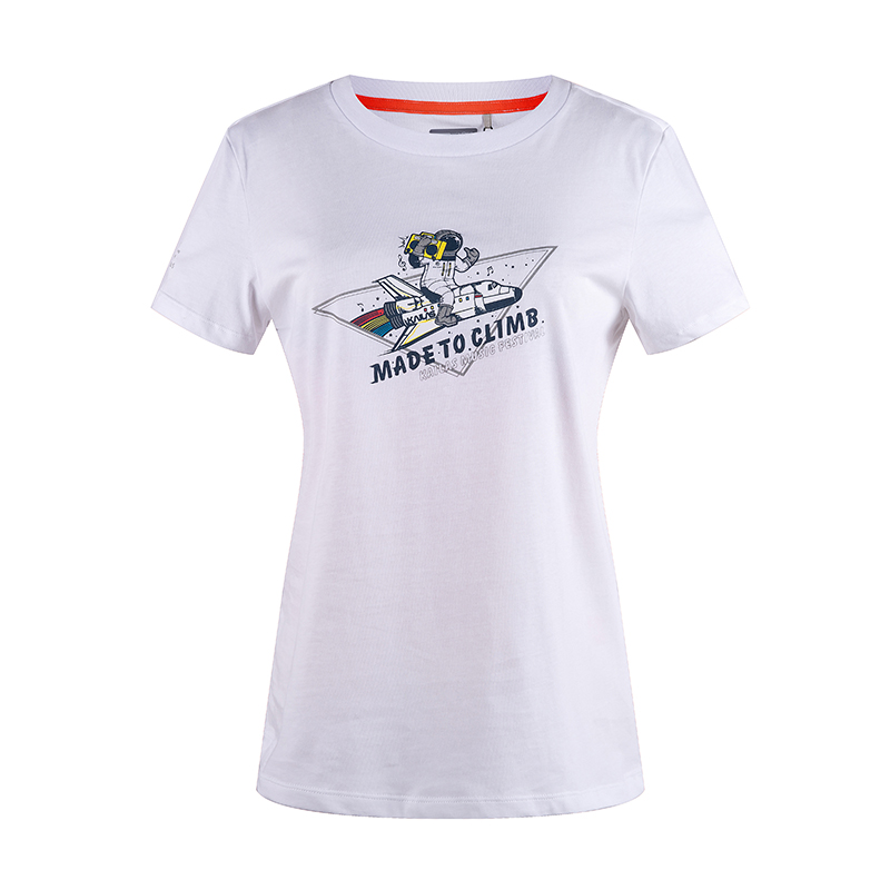 Kelle Outdoor Cotton T Shirt Leisure T Woman Travel Printing Comfortable Breathing Sweat Culture Short Sleeve KG207225