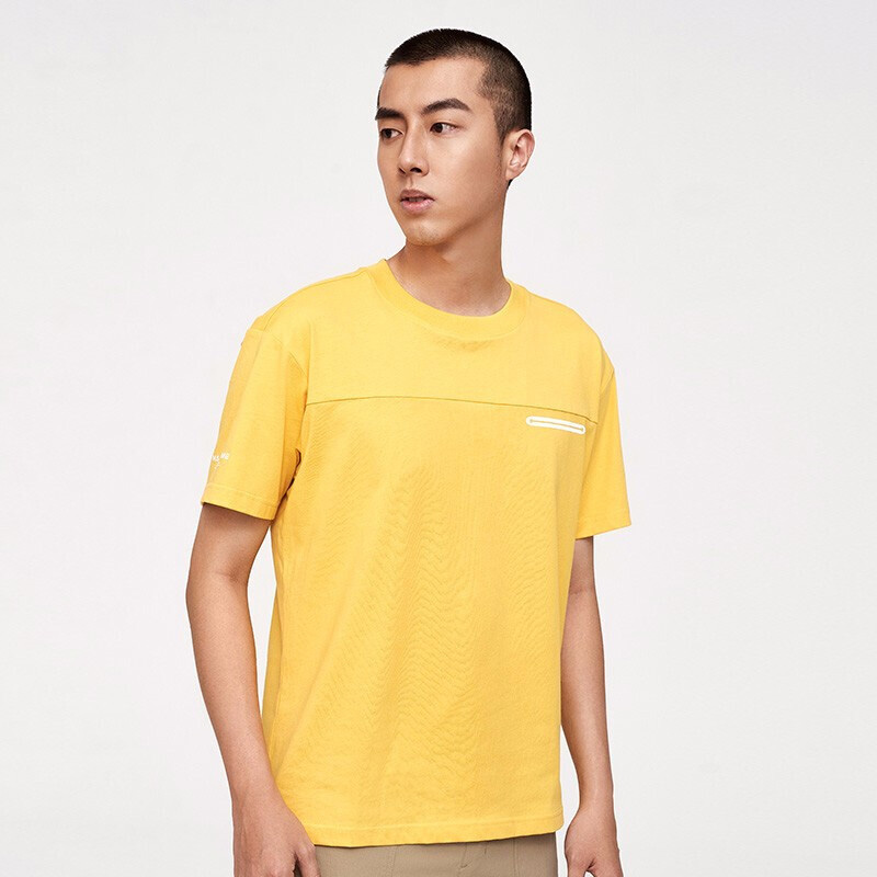2021 Spring and summer new Kelle Stone Outdoor Men Casual Sports Cotton Breakthrough Pure Sleeve T-shirt KG2117501