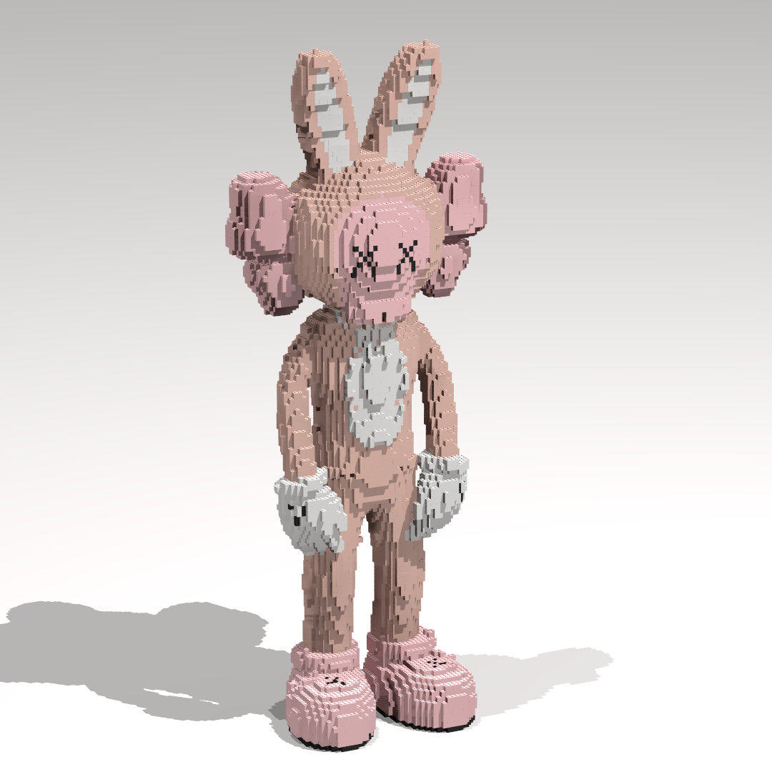 Heart building block MOC custom large building block model super large shopping mall decoration