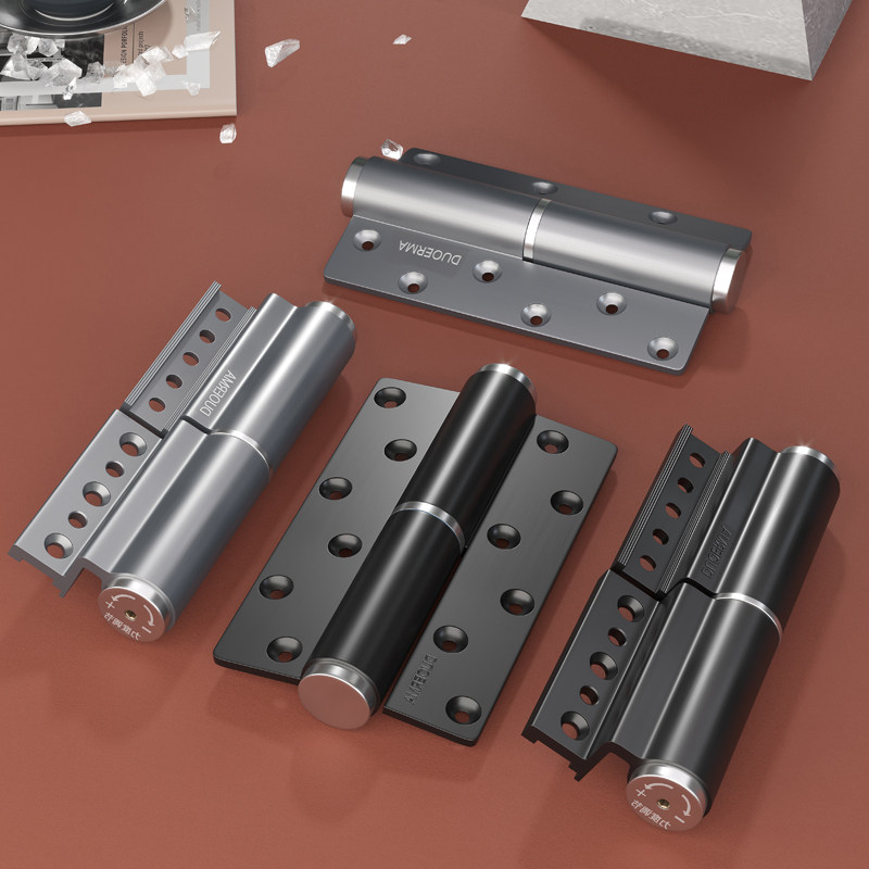 High-grade stainless steel wooden door multi-function hinge invisible door silent door closer hydraulic buffer automatic door closing hinge - Taobao