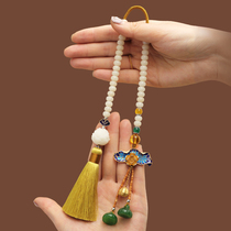 Car pendant Car pendant Safety charm Lotus Bodhi car rearview mirror decoration hand-woven creative men and women