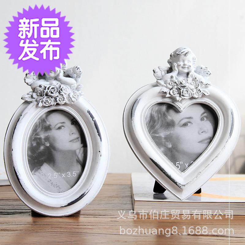 3 5 inches 4 inches 6 inches 7 inches Eurostyle retro to the old Angel photo frame Shadow v building Wedding Dress decorations Swing pieces