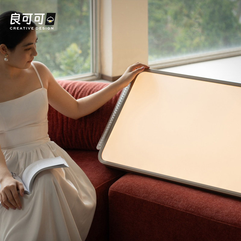 Liang Keke Seamless Square Panel Light Modern Light Luxury High-End Living Room Ceiling Light 2026 New Model Bedroom Eye-Protection Lamp Liang Keke Seamless Square Panel Light Modern Light Luxury High-End Living Room Ceiling Light 2026 New Model Bedroom Eye-Protection Lamp