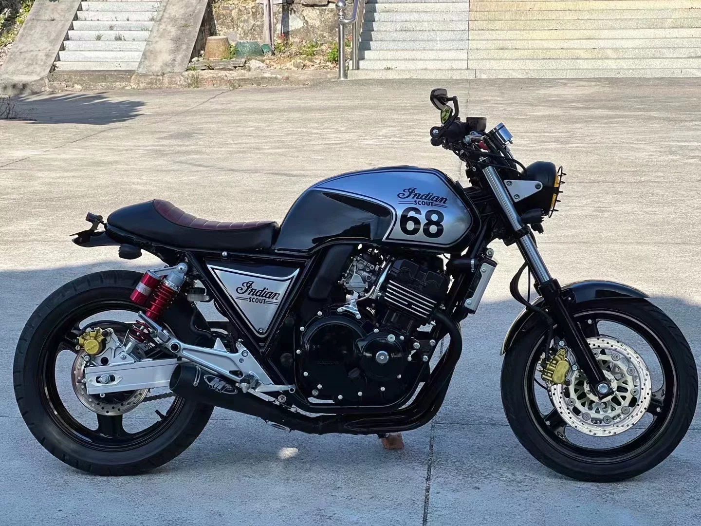 Импортированный Honda CB400 четырехцилиндровый тяжелый мотоцикл ретро стриткар маленькая Hornet 250 крупной дисперсии спортивный автомобиль дорожная гонка