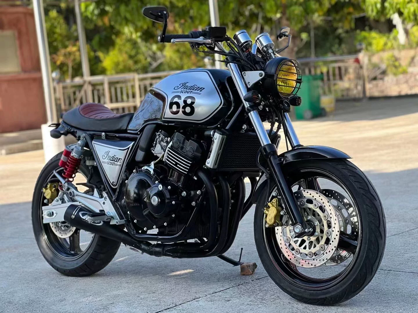 Импортированный Honda CB400 четырехцилиндровый тяжелый мотоцикл ретро стриткар маленькая Hornet 250 крупной дисперсии спортивный автомобиль дорожная гонка