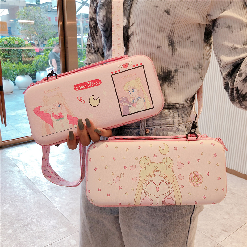 Nintendo Switch Skew Satchel Containing bag cartoon NS console containing box to carry the lite protective sleeve