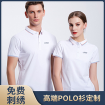 POLO shirt custom t-shirt Work clothes custom tooling summer short-sleeved advertising cultural clothes PRINTED LOGO embroidery