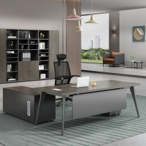 Supervisor Desk Brief Modern Big Bantai 1 4 Manager Table Office Steel Frame Desk Subboss Table and chairs Composition