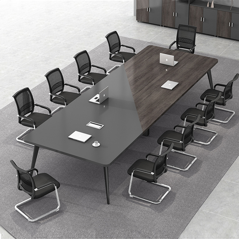Meeting room training table long strip negotiation reception chair combination simple modern splicing office rectangular workbench