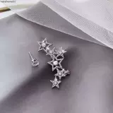 Асимметричные ретро клипсы, модные серьги, простой и элегантный дизайн