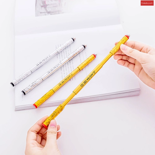 Милое регулируемое оружие, магнитная ручка-роллер с золотым наконечником для школьников