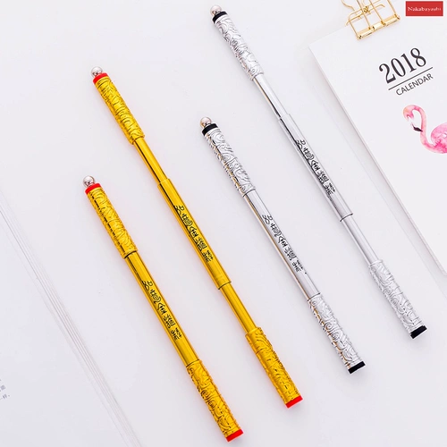 Милое регулируемое оружие, магнитная ручка-роллер с золотым наконечником для школьников