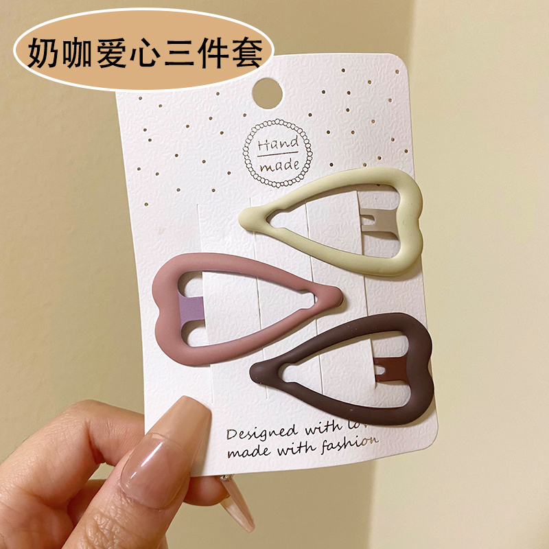 images 22:Wireless hair clip female BB clip side forehead Liu Hai side with small hair card makeup card duck mouth clip