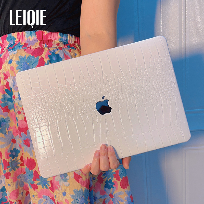 Leiche 2026 MacBook Neo Protective Case 14 Pro Suitable for Apple Laptop Leather Case High Appearance Value Air Case Ultra-Thin M4 Mac Computer Case Soft 13.6 Anti-Fall Crocodile Pattern 13.3inch M3