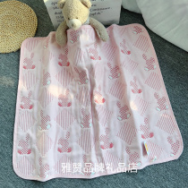 Yazan multi-functional six-layer pure cotton gauze cover newborn bag single infant sheet windproof blanket is skin-friendly and soft