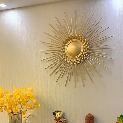 Light Luxury Wall Hanging Wall Decoration American-Style Sunflower Metal Iron Art Wall Decoration Living Room Dining Room Background Wall Wall Decoration Pendant Light Luxury Wall Hanging Wall Decoration American-Style Sunflower Metal Iron Art Wall Decoration Living Room Dining Room Background Wall Wall Decoration Pendant
