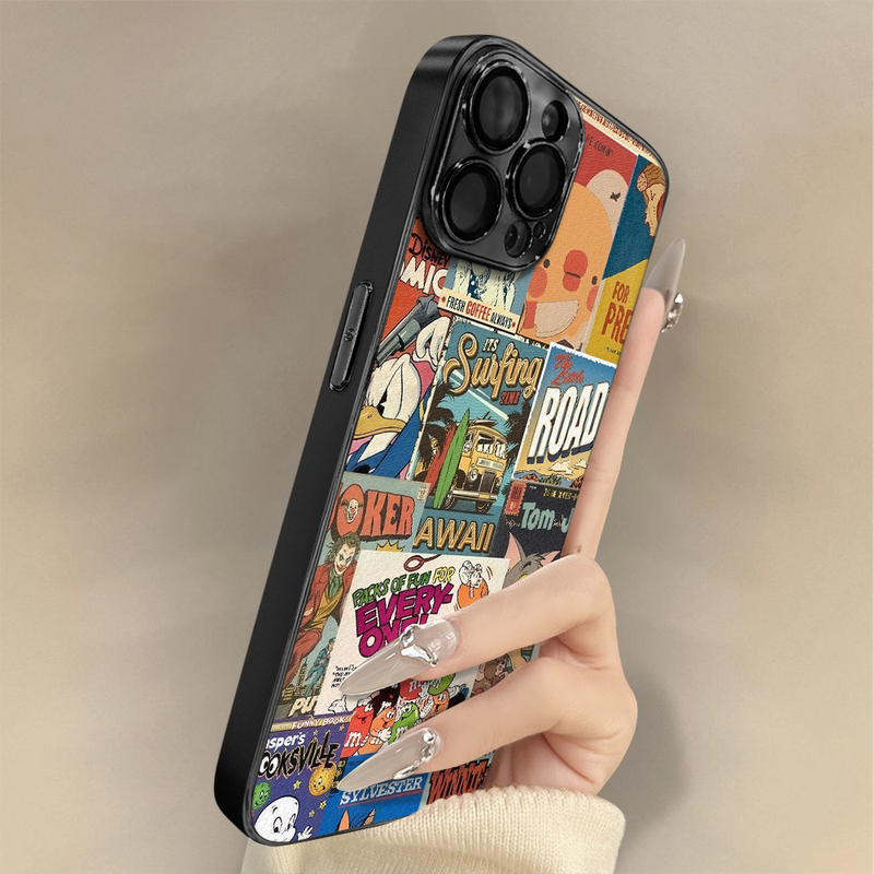 American Comic Cover iPhone 16 Pro Phone Case iPhone Suitable for 15/17 Pro Max Case 14 Full Coverage 13 Anti-Drop 12 Cute 11 Sheepskin XS Max New Model 8P Women's 7 Niche Xr High-End American Comic Cover iPhone 16 Pro Phone Case iPhone Suitable for 15/17 Pro Max Case 14 Full Coverage 13 Anti-Drop 12 Cute 11 Sheepskin XS Max New Model 8P Women's 7 Niche Xr High-End
