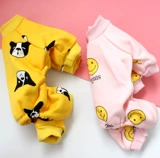 Одежда для домашних собак зимой тепло лучше, чем панда маленькая и средняя плюшевая плюшка с четырьмя шестернами плюс бархатная одежда весна и осень