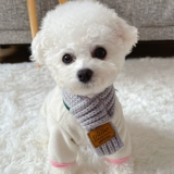 Шарф, плетеный демисезонный милый аксессуар