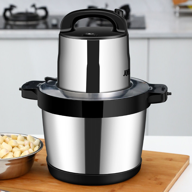 Meat Grinder Home Electric Stainless Steel Small Commercial 6L High Power Multifunction Crushed Meat Filling Large Capacity Mixer